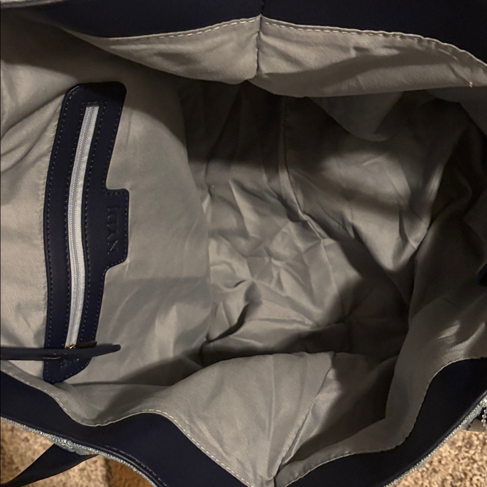 NYDJ Large Oversized Denim Tote Bag NWT - Picture 4 of 4